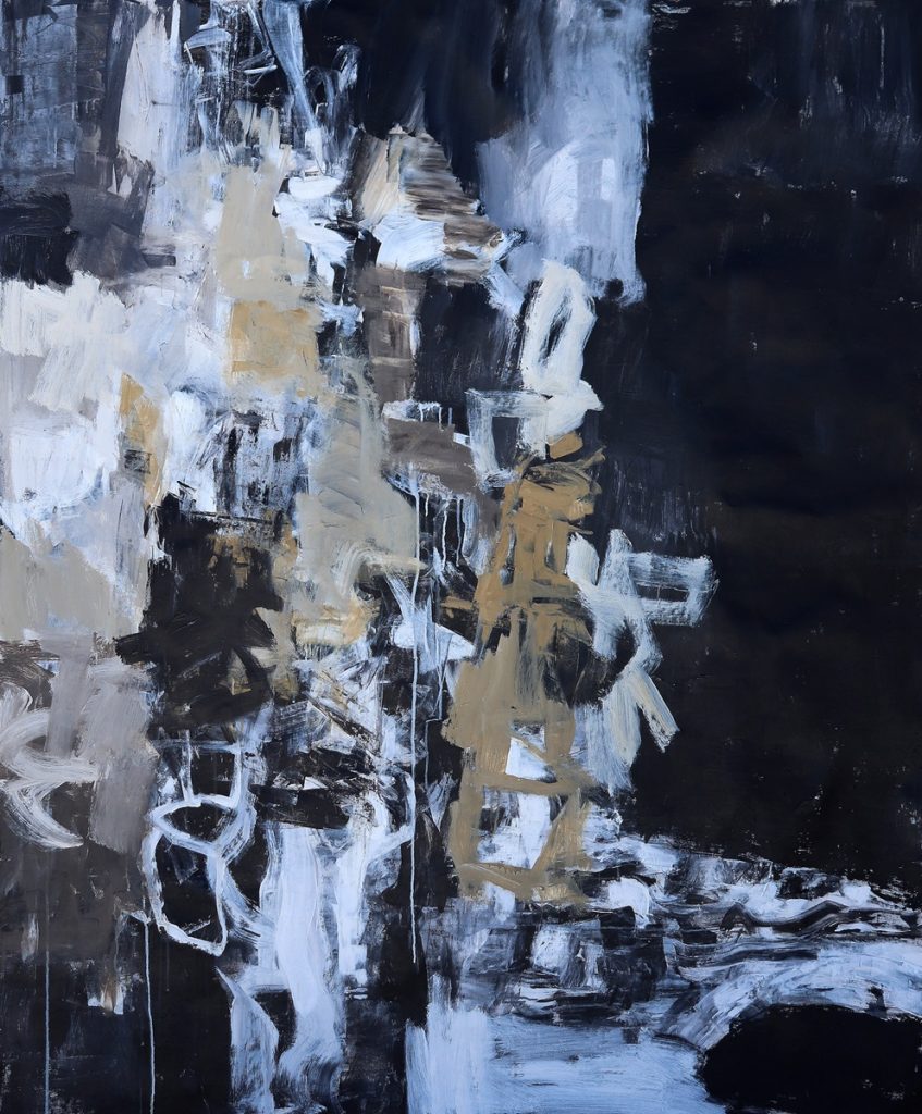 What I Can Remember by Julie Schumer --contemporary abstract painting for interior designers,