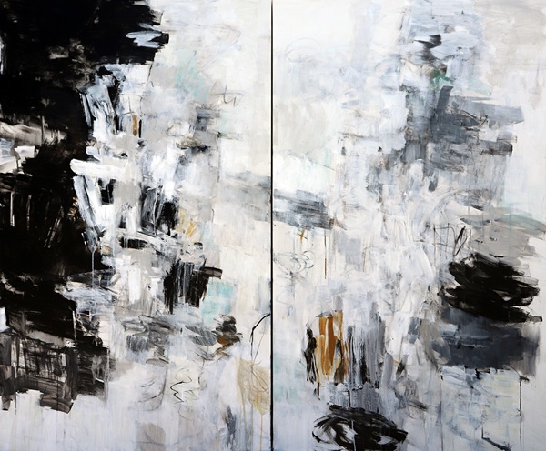 Julie Schumer Equipoise_60 X 72_mixed media canvas