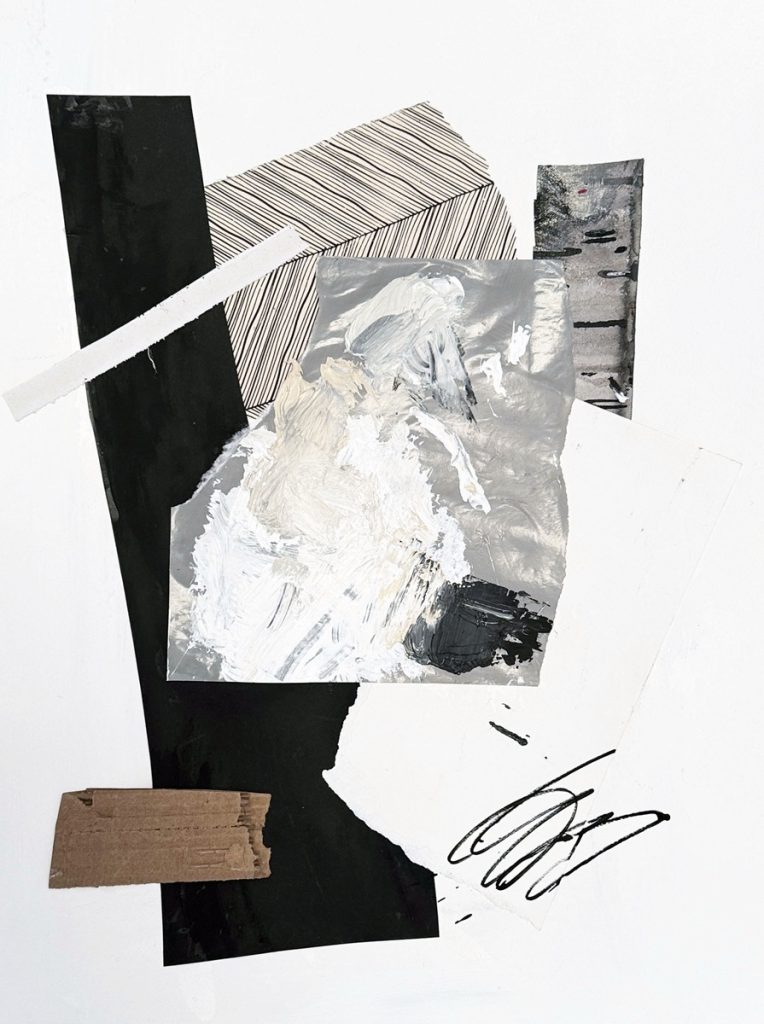 Julie Schumer Juxtaposed III_24 X 18_mixed media paper-collage