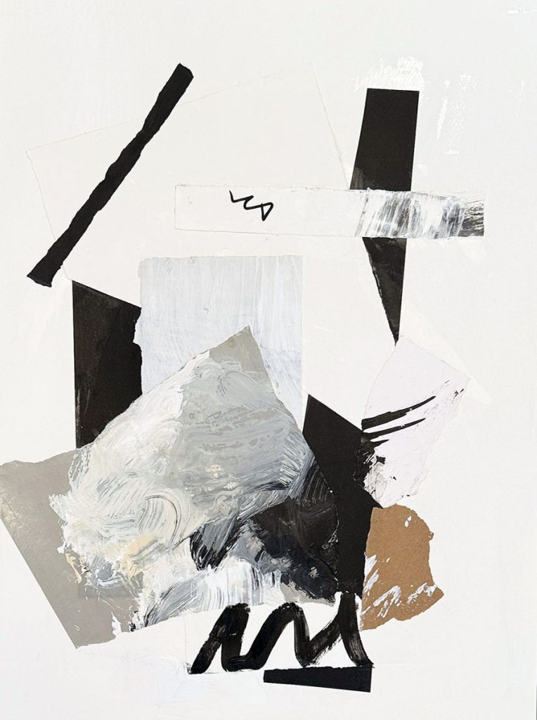 Julie Schumer Juxtaposed I_24 X 18_mixed media paper-collage