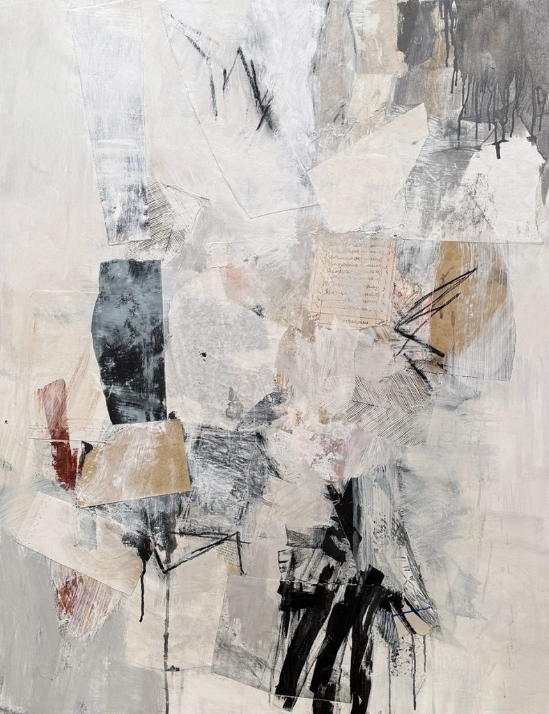 Julie Schumer New Moment 3_46 X 36_mixed media canvas-collage