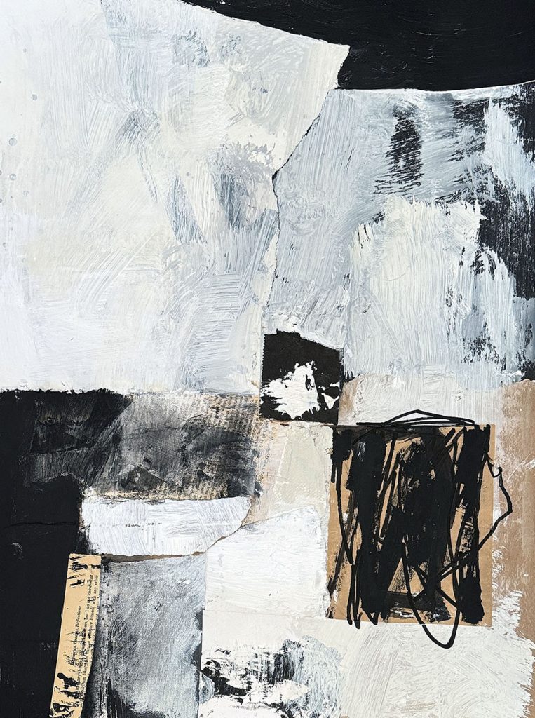 julie schumer Embrace of Winter_24 X 18_mixed media paper
