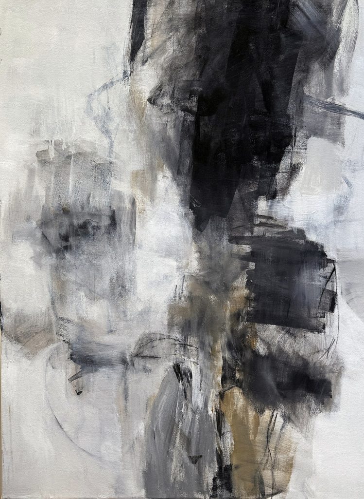 julie schumer-Soft Eclipse_40 X 30_mixed media canvas