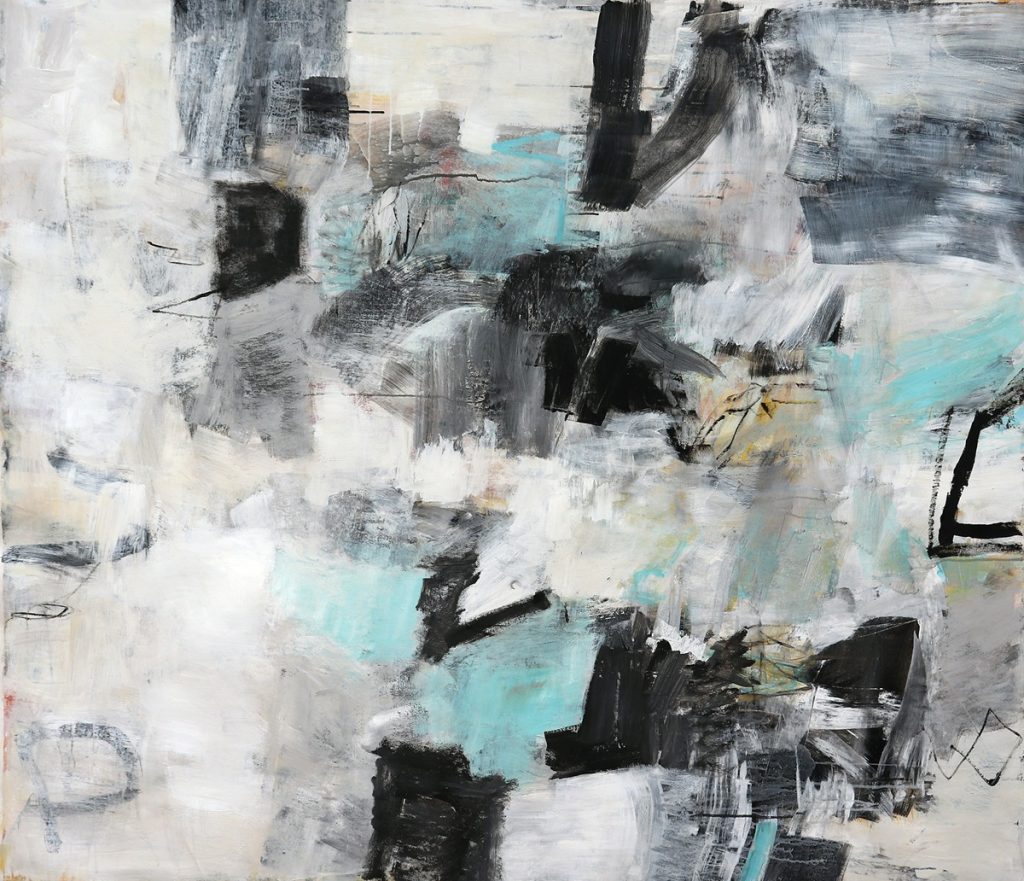 julie schumer Currents of Memory_54 X 62_mixed media canvas