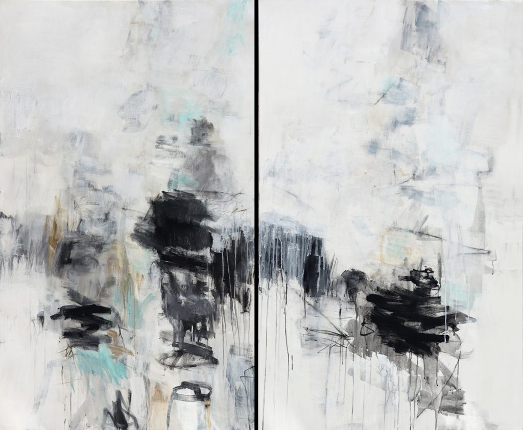 Julie Schumer Convergence_60 X 72_mixed media canvas