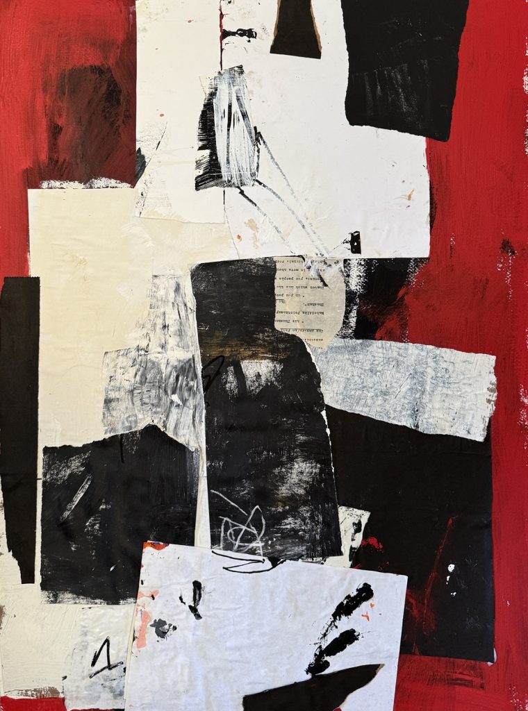 Julie Schumer Urban Layers I. 30 X 22 collage on paper