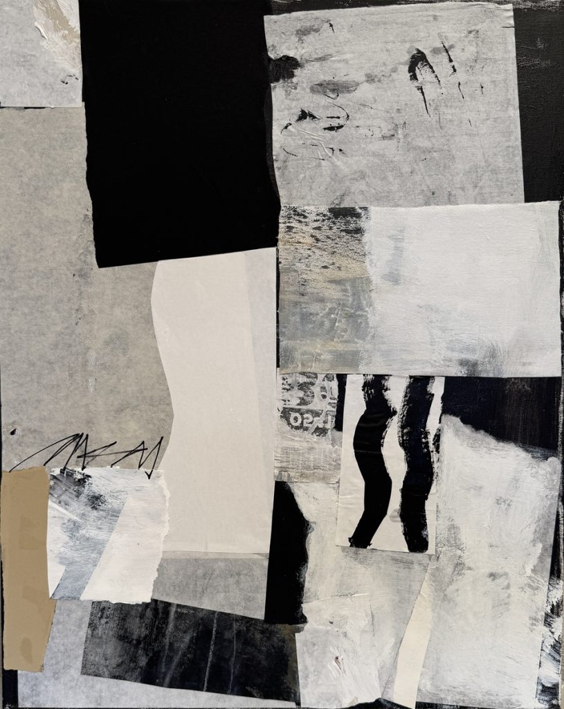 Julie Schumer What Holds_30 X 24_mixed media on canvas